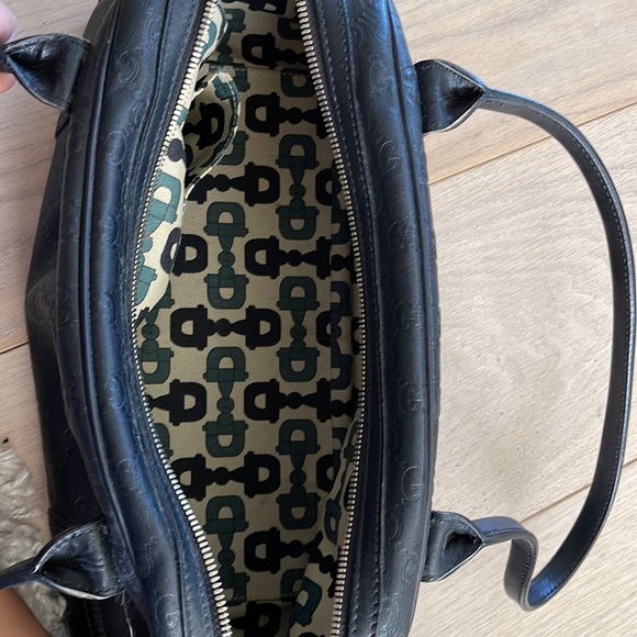 Gucci Black Guccissima Leather Princy Boston Bag with duster bag - Picture 11 of 16